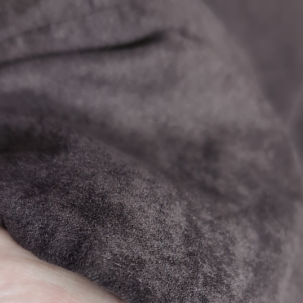 Avenue | Dark Brown Faux Suede Blazer Oversized Size 22/24 - Picture 7 of 7